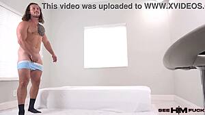 xochi moon worships liam needsom's cock ass feet from head to toe bts!