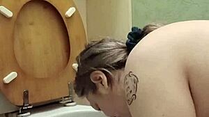 Humiliated Slave Maid Licks Toilet In Public Humiliation