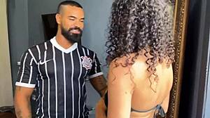 couldn't resist fucking sexy maid for her salary raise