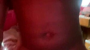 petite ebony nympho creampied by big black cock before roommate returns