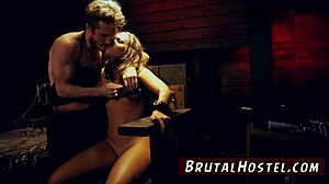 Blindfolded Naive Young 18+ Tourista Bound in Taxi BDSM Domination