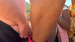 i LICK ALL sugardaddy CUM off his COCK beach after hike