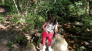 i LICK ALL sugardaddy CUM off his COCK beach after hike