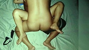 Chubby Pregnant Asian Pinay Takes Creampie Fuck in Seedy Hotel Room