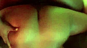 petite ebony nympho creampied by big black cock before roommate returns