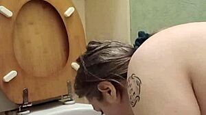 Humiliated Slave Maid Licks Toilet In Public Humiliation