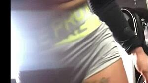 Watch My Athletic Ass Get That Workout Massage Tease