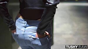 bree daniels rides cock doggy then takes anal facial in lingerie