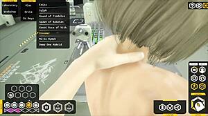 Cowgirl riding sex game blasts cum in mouth