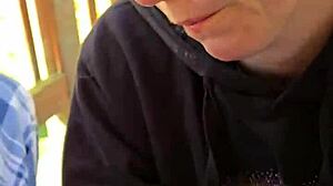 A Smoke and a Milf Swallow Blowjob
