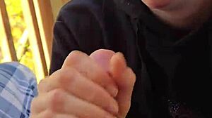 A Smoke and a Milf Swallow Blowjob