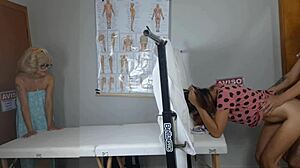 mommy and teen rip clothes for gyno pussy play?