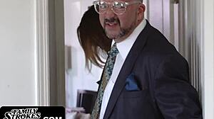 bombshell milf seduced by stepson in classy taboo cheating