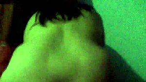 fat black ass rides cock while boyfriend watches close