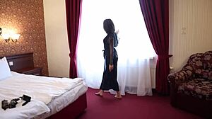 sofi belt bondage handcuffs lingerie spanking in hotel