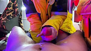 i paid the delivery guy with my mouth for that food order