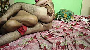 desi aunty feels young nephew's cock deep in her shaved pussy