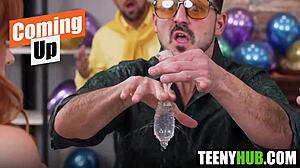 Who's breeding this milf mommy first at the party?