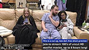 jasmine rose's hairy bush blasted by doctor tampa's cum