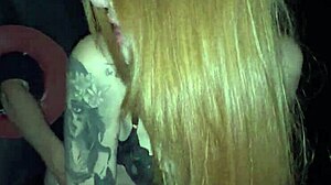 swingers club cabin fuck three cocks then uber blowjob on exit