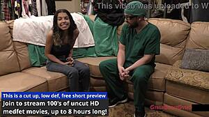 nurse angel santana humiliates patient aria nicole backstage