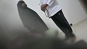 HIJAB MUSLIM LADY BENT OVER FOR DOCTOR'S DOGGYSTYLE PUSSY POUNDING IN HOSPITAL