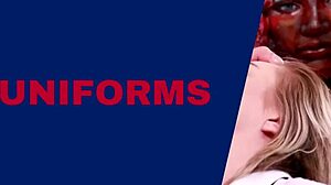 british teen nurse 18+ swallows patient's cum in uniform cosplay