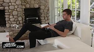 bombshell milf seduced by stepson in classy taboo cheating