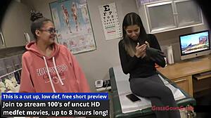 nurse angel santana humiliates patient aria nicole backstage