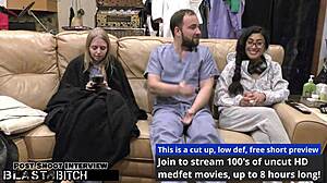 jasmine rose's hairy bush blasted by doctor tampa's cum