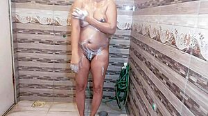 Desi bhabhi showers then takes hard fuck twice hindi audio