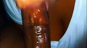 damn this big breasted chick gives the sloppiest wet blowjob ever