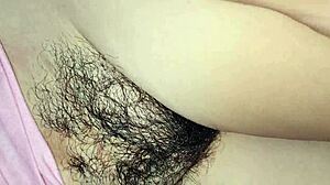 cuñada's hairy wet pussy creampie closeup juicy latina moans