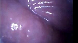 girl cums... filmed from INSIDE her vagina secretfriends com