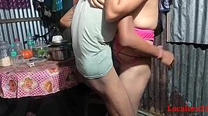 Cute Bangladeshi Bride Gets Bent Over for Hard Chudai at Home