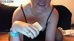 nicoletta dives deep into her naughty mouth soap kink alone