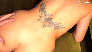 Maxxbetancur pounds big-ass busty fitness latina milf's wet pussy in close-up shaking action