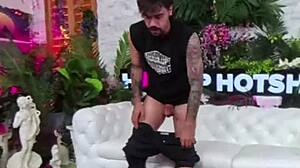 Eager Tiffani Madison Chokes on Deepthroat Face Fuck Cumshot