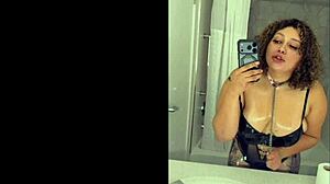 My oiled fat Latina ass shines and jiggles seductively