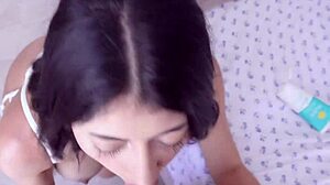 Stepsister Flaunts Gym-Toned Big Natural Tits and Curvy Ass