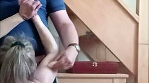 french slave bound endures ice session before deep throating master on june 20