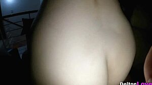 POV petite Latina teen cowgirl rides to massive creampie orgasm