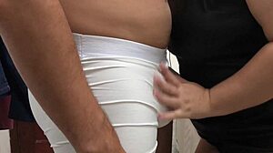 wife grinds fat ass on cock doggystyle to cum