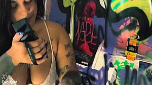 Rotten Venus tapes paola hard for barefoot foot worship and gagging deepthroat