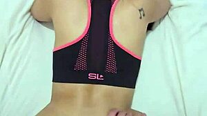 morena fitness gets home from gym super horny so i had to fuck her right then