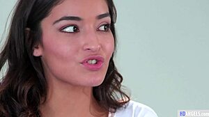 Offensive Blackmailed Teen Craves Teacher's Pussy On Face