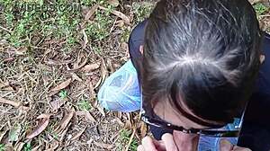 WOW! Wife Blows Stranger's Cock Daytime Street!