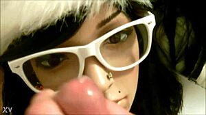 Mannequin Doll's Sticky Cum Facial Surprise Revealed
