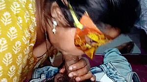 fucked beautiful indian bhabhi tight ass doggystyle then sloppy cock sucking cum