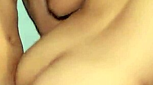 chiapaneca milf moans bound against wall in bedroom handjob frenzy